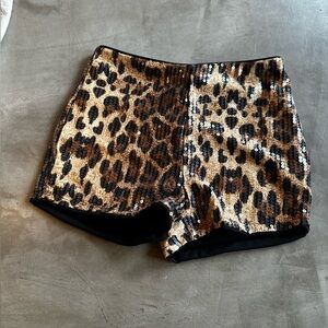 Cheetah shorts xs